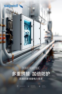 IP66 điện không thấm nước sợi thủy tinh hộp polyester bao vây sợi thủy tinh tủ cho hiệu suất môi trường khắc nghiệt - Product Image 3