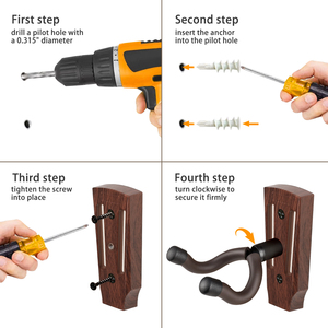 Soporte de Pared Universal Personalizado, Ecológico, Pulido, de ABS, para Violín Acústico, <span class=keywords><strong>Viola</strong></span>, Guitarra - Product Image 4