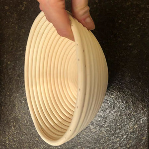 Bulat/Oval Rotan Anyaman Roti Pemeriksaan Keranjang Mangkuk Brotform Adonan DIY - Product Image 3