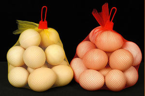 לוגו pp leno סיטונאי חד פעמי מתנת חבילת גלישה פלסטיק ירקות ביצי אריזה רשת נטו תיק - Product Image 6