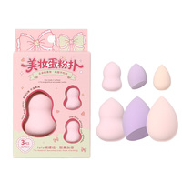 LMLTOP Lot d'éponges de maquillage multi-formes sans latex, éponge à fond de teint réutilisable, facile à nettoyer, outil cosmétique