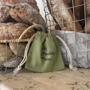 High Quality Reusable <b>Drawstring</b> Bag Biodegradable Eco-friendly Dust <b>Pouch</b> Bag Wholesale Promotion Simple Style <b>Drawstring</b> Bag - Product Image 4