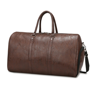 Fashion Waterproof Sport Gym Shoulder <b>Mens</b> PU Duffle <b>Bag</b> with Zipper Closure Shoe Compartment Custom Print <b>Travel</b> <b>Bag</b> - Product Image 4