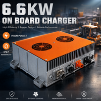 Chargeur embarqué intelligent 24V-360V 6,6 kW à communication intelligente, étanche IP67, refroidissement par air pour VE/AGV/UTV - Vente Flash