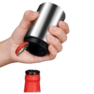 Hxy Tùy Chỉnh Đẩy Loại Tự Động Từ Thép Không Gỉ Mở Chai Nhà Hiện Đại Sử Dụng Di Động Bia Mở - Product Image 4