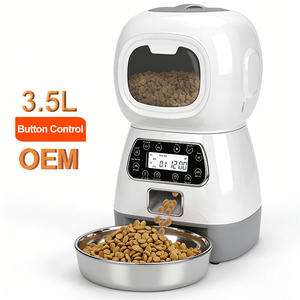 3,5 L Automatische Hondenvoeder Smart Food Dispenser Wifi Katten Honden <span class=keywords><strong>Timer</strong></span> Roestvrijstalen Kom Auto Hond Huisdier <span class=keywords><strong>Feeder</strong></span> Benodigdheden - Product Image 1