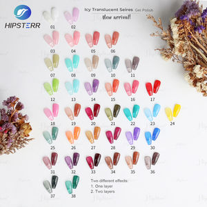 Esmalte de Uñas Nuevo, Gel Translúcido Helado, Esmalte de Uñas en Gel Nude Transparente, Esmalte de Uñas en Gel Pastel No Tóxico - Product Image 3