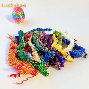 Figuras de Pulpo Negro Impresas en 3D Luckykoo, Juguete Infantil Divertido con Articulaciones Móviles, Figuras de Juguete Más Vendidas - Product Image 1