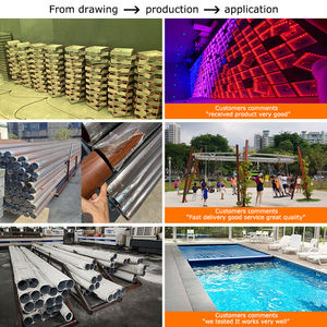 Volet de fenêtre en aluminium fixe automatique, profilé en U, pour drainage de béton - Product Image 5