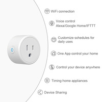 Productos Inteligentes para el Hogar en EE. UU., Enchufe Inteligente Wifi Tuya, Mini Enchufe Inteligente sin Puerto USB