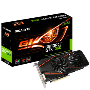 Carte graphique d'occasion GeForce GTX 1060 Gaming 6G avec 6 Go de mémoire GDDR5 192 bits alimentée par la carte vidéo GeForce GTX 1060 GeForce GTX 1 - Product Image 2