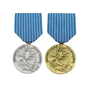Médaillon en fer croix honneur, médailles en étain de qualité supérieure, médailles allemandes d'egypte en losange, vente en gros