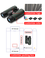Jumelles à grossissement 10X, instruments optiques professionnels de haute qualité, télescope monoculaire pour adultes