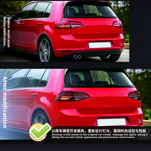 Feux arrière LED AURON pour VW Golf 7, lentille transparente, nouvelle mise à niveau, feux de jour 6000K 6000 Lumens, Plug & Play, 2014-2020 - Product Image 4