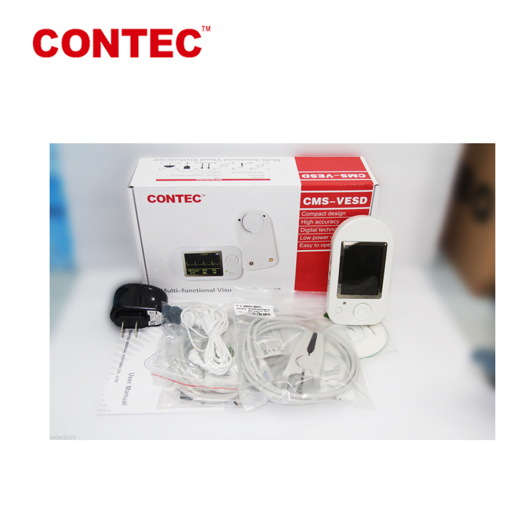 Stéthoscope numérique visuel multifonctionnel médical électronique de cardiologie de SPO2 de CMS-VESD de CONTEC superbe de Sep
