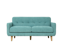 Zweisitziges Sessel-Sofa garnitur für chinesisches Design, das auf der Website angezeigt wird