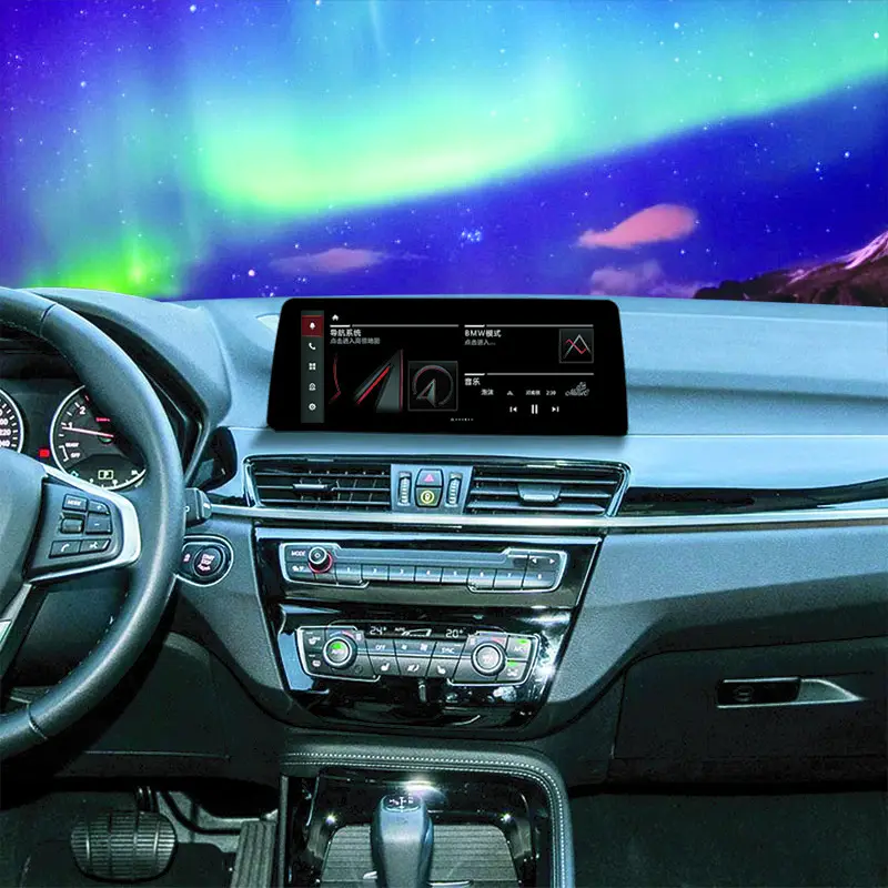 12.3 אינץ 2016-2017 שנה GPS ניווט אוטומטי רדיו עבור BMW X1 NBT נבנה 360 Carplay DSP