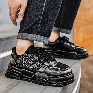 Zapatillas de Skateboard Casuales Blancas Transpirables con Cordones para Hombre, Estilo Coreano, Novedad Primavera 2026, Combinables con Todo - Product Image 5