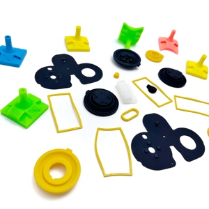 OEM tùy chỉnh khuôn Silicone cao su đẩy nút dẫn điện bao gồm EPDM & NBR Vật liệu Silicone cao su tráng nút bàn phím - Product Image 4