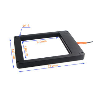 Détecteur de chute par capsule 120 * 120 mm, capteur amplificateur optique à fibre optique rectangulaire avec capteur amplificateur à fibre - Product Image 1