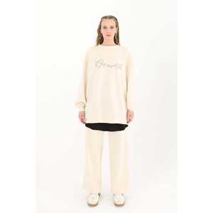 Aerwel - Slip plisado negro para mujer, diseño dibujado a mano 40002ETK - Product Image 1