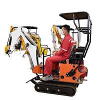 Mini-excavatrice sur chenilles ZG08 la plus petite de 0,8 tonne avec attache rapide, modèles de 1 et 2 tonnes, moteur EPA, garantie 1 an