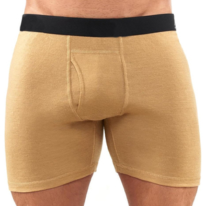 Sous-vêtements pour homme CELINNE en laine mérinos technique, entrejambe ouvert, régulateur de température, doux pour la peau, boxer pour homme - Product Image 1