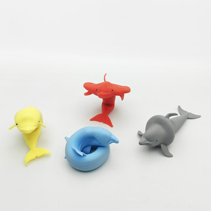 Offre Spéciale coloré dessin animé Animal requin doux TPR matériel rebond lent Stretch presser soulagement du Stress jouets spongieux enfants garçons filles - Product Image 1