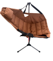 Chaise de camping en hamac d'extérieur en aluminium durable léger et personnalisé pour le camping à domicile