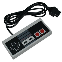 Controlador de Juego Retro Clásico con Joystick, Mini Gamepad con Cable de 8 bits para Consola Nintendo Entertainment System Famicom FC NES