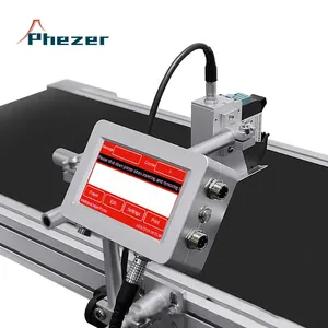 Impresora de inyección de tinta Phezer Pcb, impresora láser Industrial de plástico de chorro para paquetes de superficies de vidrio, logotipo