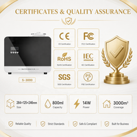 Diffuseur de parfum intelligent S-3000, nébuliseur d'arômes, système de parfum pour restaurant, écran LCD, commande PCB à 4 touches, 3000m2