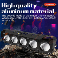 Lampu Sorot Sepeda Motor Lampu Depan Lensa LED Lampu Mengemudi 5 Lensa 5064 Lampu LED Lampu Kerja Lampu Kabut Bohlam