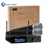 Système audio sans fil professionnel SLXD4D+ BETA87 SLXD1, double récepteur, microphones portatifs pour sonorisation en direct