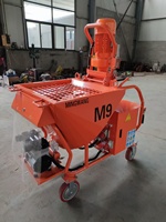 Machines à projeter le mortier M6 M9, pulvérisateurs de mastic, machines à projeter le ciment, machines à projeter le plâtre
