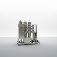 Cuve de mélange mobile personnalisée en acier inoxydable 500L 1000L pour liquides chimiques et alimentaires, avec agitateur motorisé et pompe, contrôlée par PLC