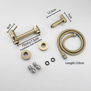 Handheld Premium Stainless Steel <strong>Bidet</strong> Sprayer Set High Pressure Jet Sprayer for Bathroom Muslim Shower Toilet Upgraded <strong>Bidets</strong> - Product Image 5