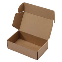 Boîte postale d'emballage de papier de flexographie de carton ondulé réutilisable de commerce électronique imprimé personnalisé pour l'expédition de marchandises
