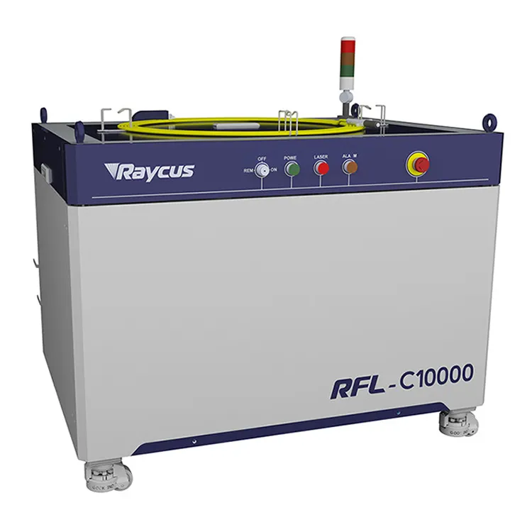 2024 мощного волоконного лазерного генератора Raycus 10000 Вт, новая оптовая продажа с гарантией на 1 год для лазерной резки труб