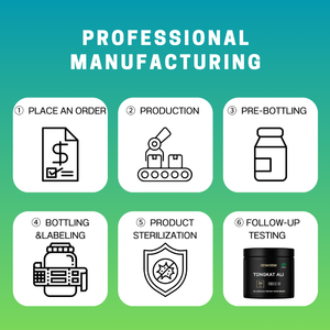 OEM/ODM Premium Tongkat Ali özü 200:1 kapsül | Erkek canlılık - Product Image 5