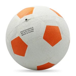 Ballon de football en caoutchouc personnalisé, taille 4, nouvelle collection, vente en gros