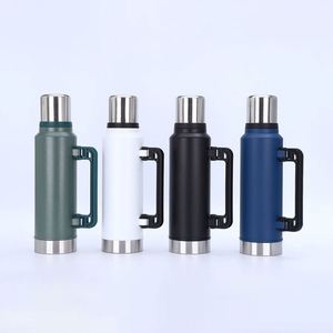 Botella de Agua de Gran Capacidad de 1L 1.4L, Termo Aislado al Vacío, Hervidor Portátil para Viajes, para Coche, Camping y Actividades al Aire Libre - Product Image 5