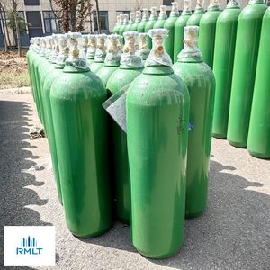 Bombola di Gas O2 in Acciaio Senza Saldature Portatile 5L 10L 15L Vuota con Valvola QF-2 per Ossigenoterapia Domestica - Product Image 3