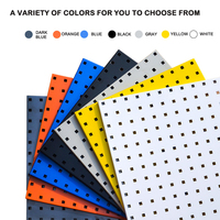 Kaitian — étagère murale à suspension, perforation libre, quincaillerie, magasin d'accessoires, trou de rangement, support en métal pegboard