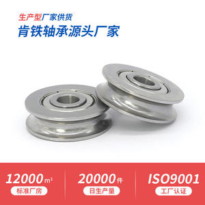 Rail de guidage non standard à roulement à billes à gorge profonde en forme de U, sans poulie, en acier inoxydable S628Z, directement de l'usine - Product Image 5