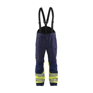 BLAKLADER - 1877197789334XL Pantalones de concha de alta visibilidad Azul marino/amarillo-EAN 7330509858479 ROPA DE TRABAJO DE 2017 - Product Image 1
