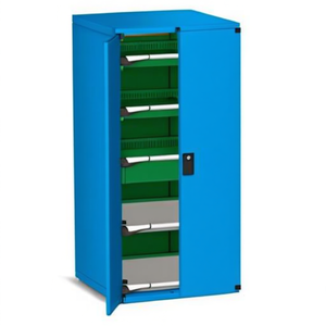 Fami Master Key Comfort C0-Eh=36X36 <b>Drawer</b> Cabinet 3 <b>Drawers</b> 714x751x1500 Mm Green Ral6011 <b>Tool</b> Storage - Product Image 2