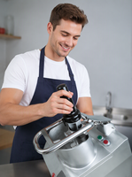 Machine à découper les légumes et les fruits en tranches, en copeaux ou en morceaux, en acier inoxydable Asaki, pour pommes de terre, carottes, concombres, racines et tiges.