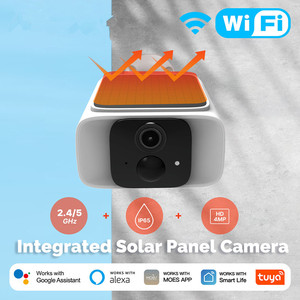 Caméras solaires intelligentes sans fil 2,4g à faible consommation d'énergie, étanches, à détection PIR, à batterie solaire, WiFi <span class=keywords><strong>5GHz</strong></span>, 4MP, <span class=keywords><strong>Tuya</strong></span> - Product Image 2
