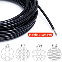 Câble en acier inoxydable 7x7 304/316 de 1 mm, 2 mm, 3 mm pour levage industriel, applications marines, construction et clôtures